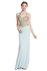 Aspeed Design -L1638 Illusion Sheath Dress