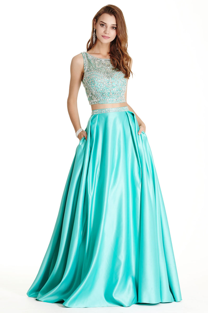 Aspeed Design -L1689 Beaded Two Piece Ball Gown