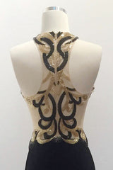 Aspeed Design -L1691 Halter Sheath Dress
