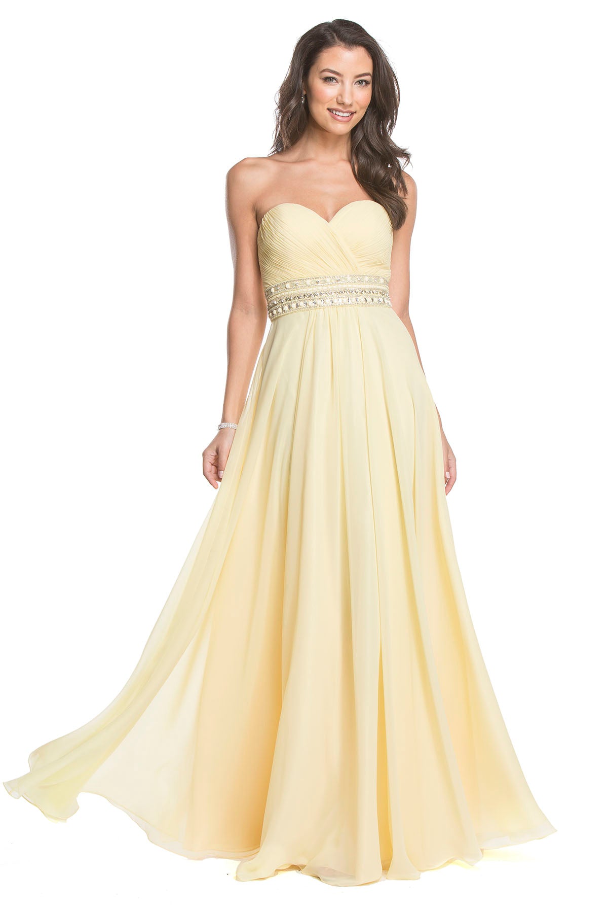 Aspeed Design -L1702 Strapless A Line Dress