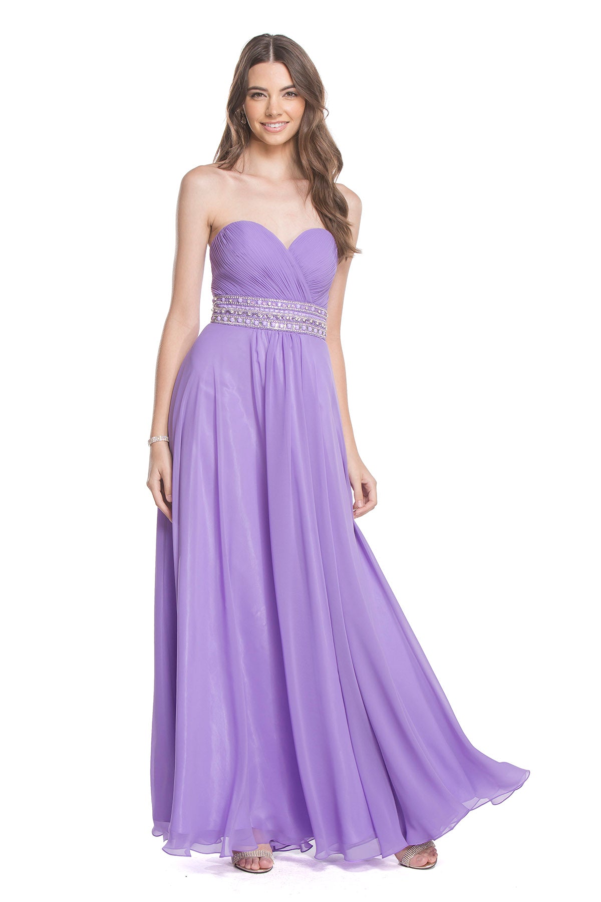 Aspeed Design -L1702 Strapless A Line Dress