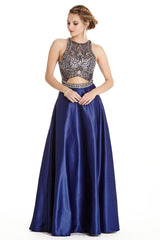 Aspeed Design -L1731 Embellished Halter Ballgown