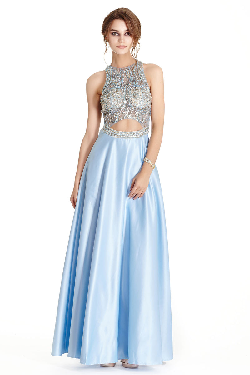 Aspeed Design -L1731 Embellished Halter Ballgown