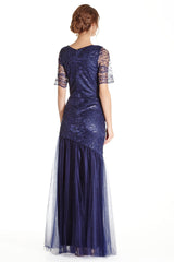 Aspeed Design -L1748 V Neck Trumpet Dress