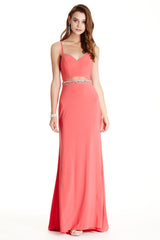 Aspeed Design -L1776 Fitted Bodice Sheath Dress