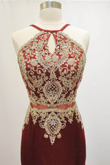 Aspeed Design -L1972 Embellished Halter Sheath Dress
