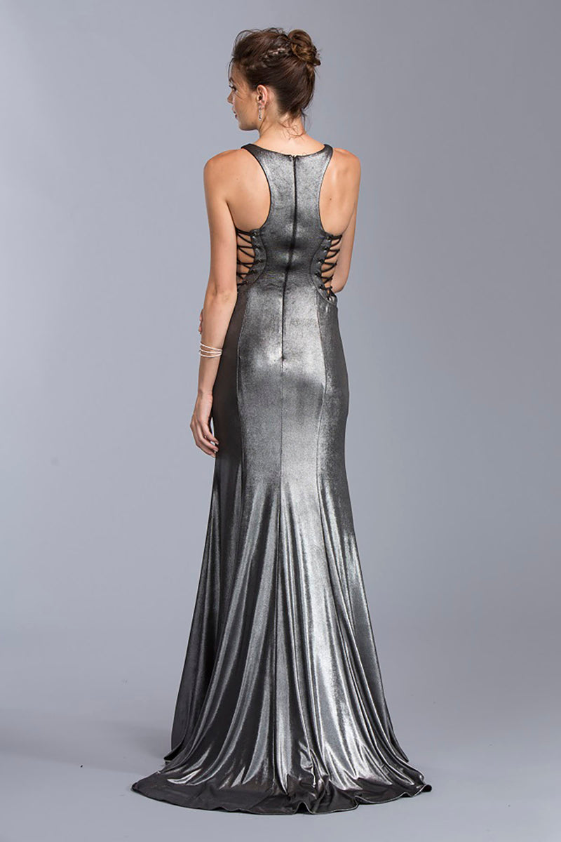 Aspeed Design -L2006 Fitted Bodice Sheath Dress
