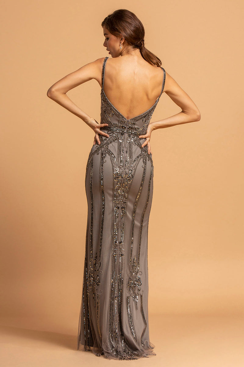 Aspeed Design -L2196 Embellished Sheath Dress
