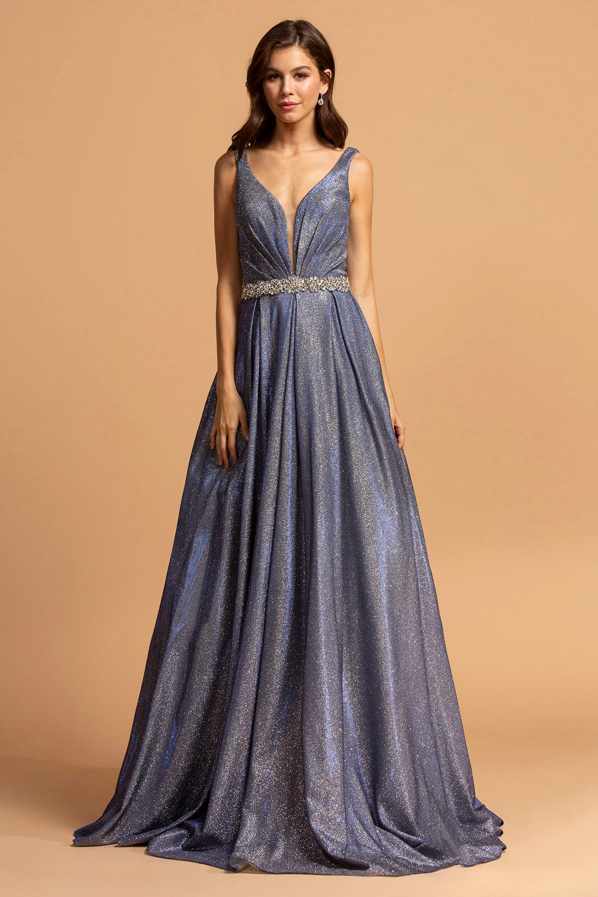 Aspeed Design -L2200 Glitter A Line Dress