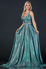 Aspeed Design -L2200 Glitter A Line Dress