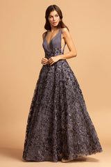 Aspeed Design -L2237 Embellishment A Line Dress