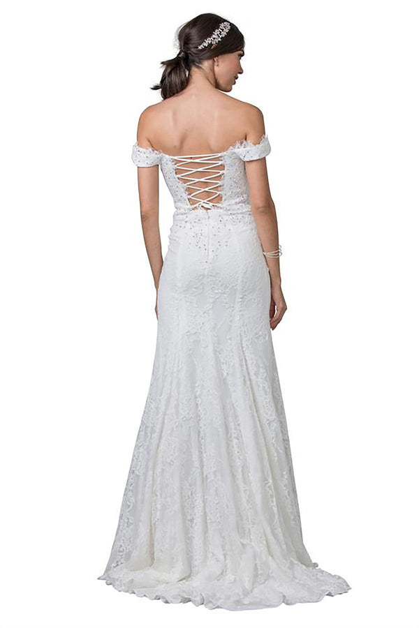 Aspeed Design -L2256 Off Shoulder Bridal Dress
