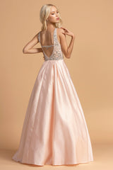 Aspeed Design -L2261 V Neck A Line Dress