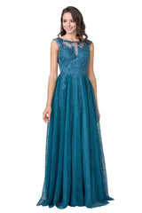 Aspeed Design -L2329 Lace Applique A Line Dress