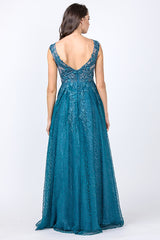 Aspeed Design -L2329 Lace Applique A Line Dress