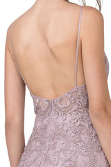 Aspeed Design -L2349 Embroidered Trumpet Dress