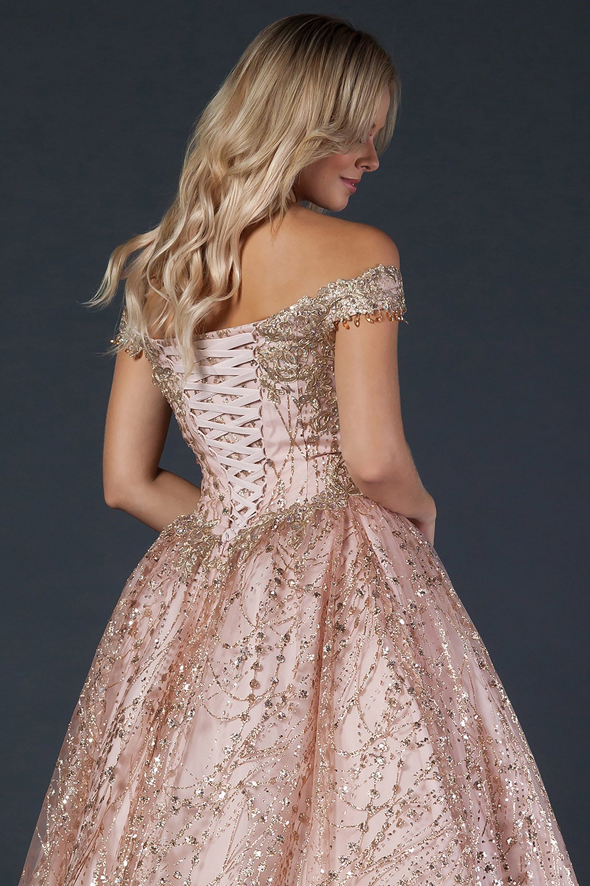 Aspeed Design -L2364 Off Shoulder Quinceanera Ball Gown