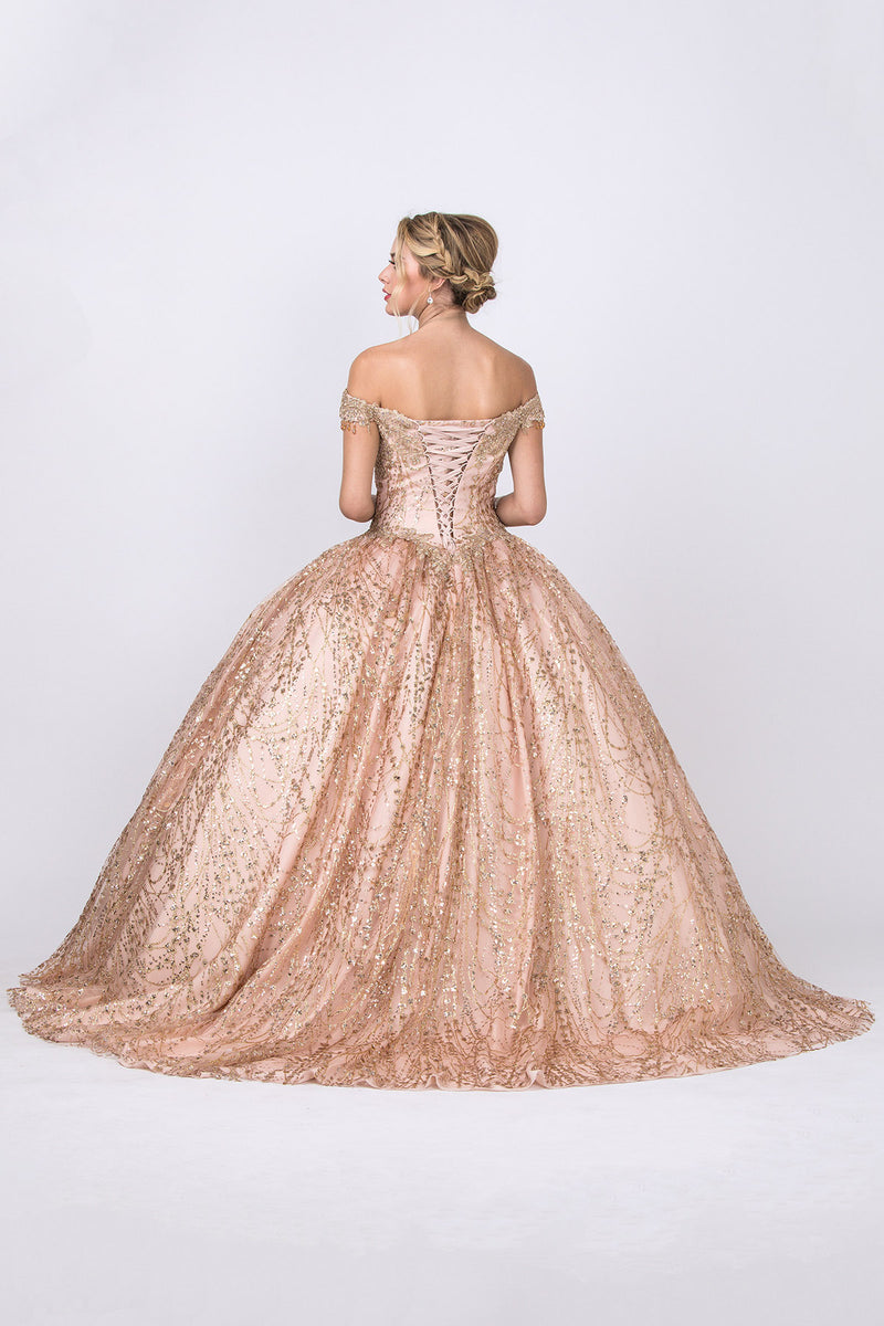 Aspeed Design -L2364 Off Shoulder Quinceanera Ball Gown