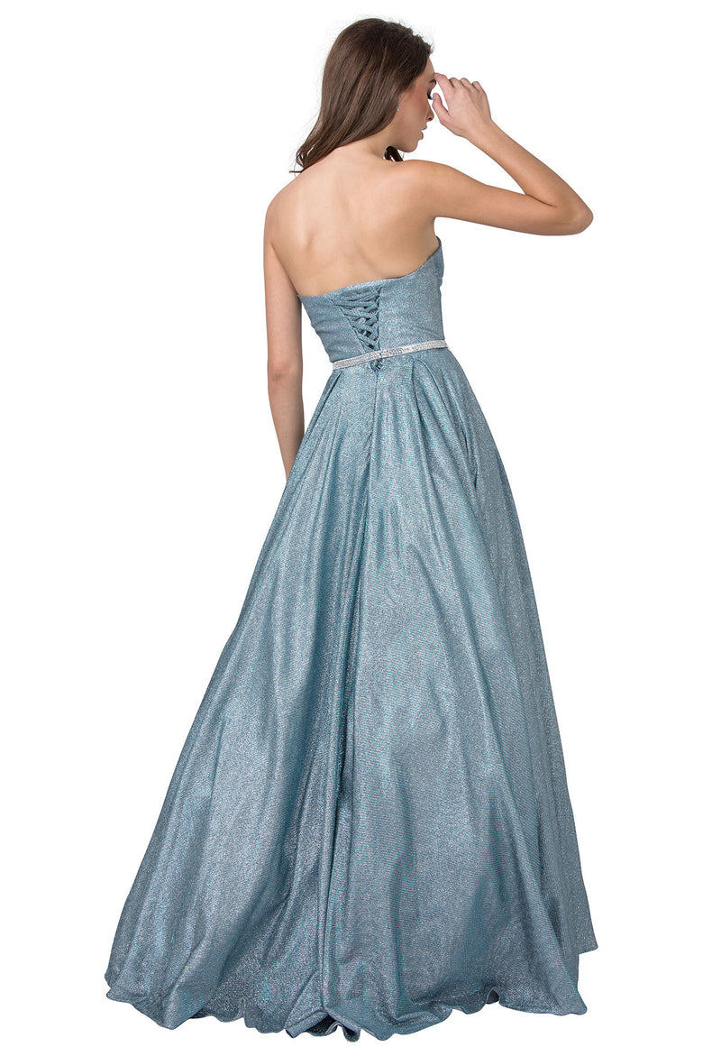 Aspeed Design -L2434 Strapless A Line Dress
