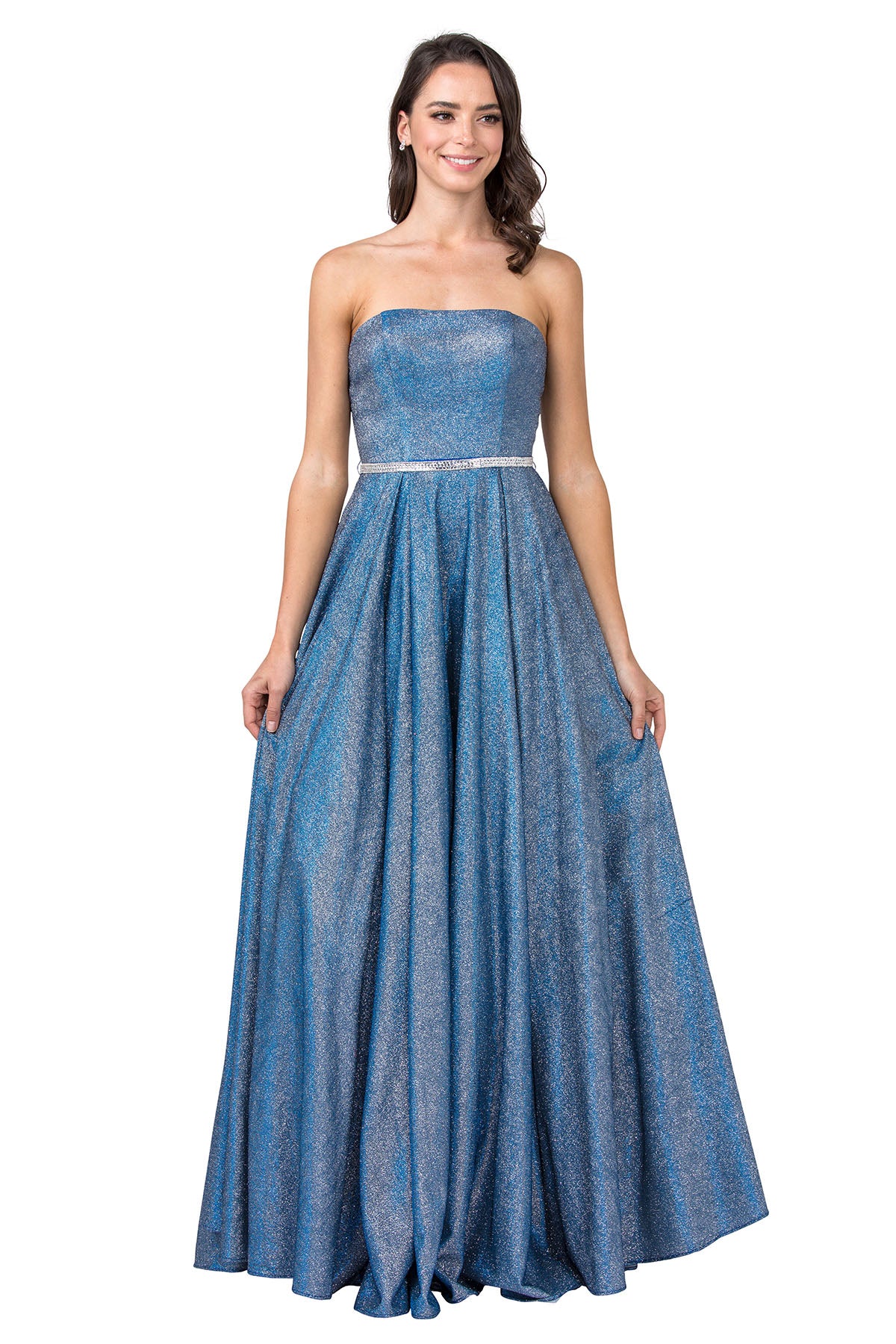 Aspeed Design -L2434 Strapless A Line Dress