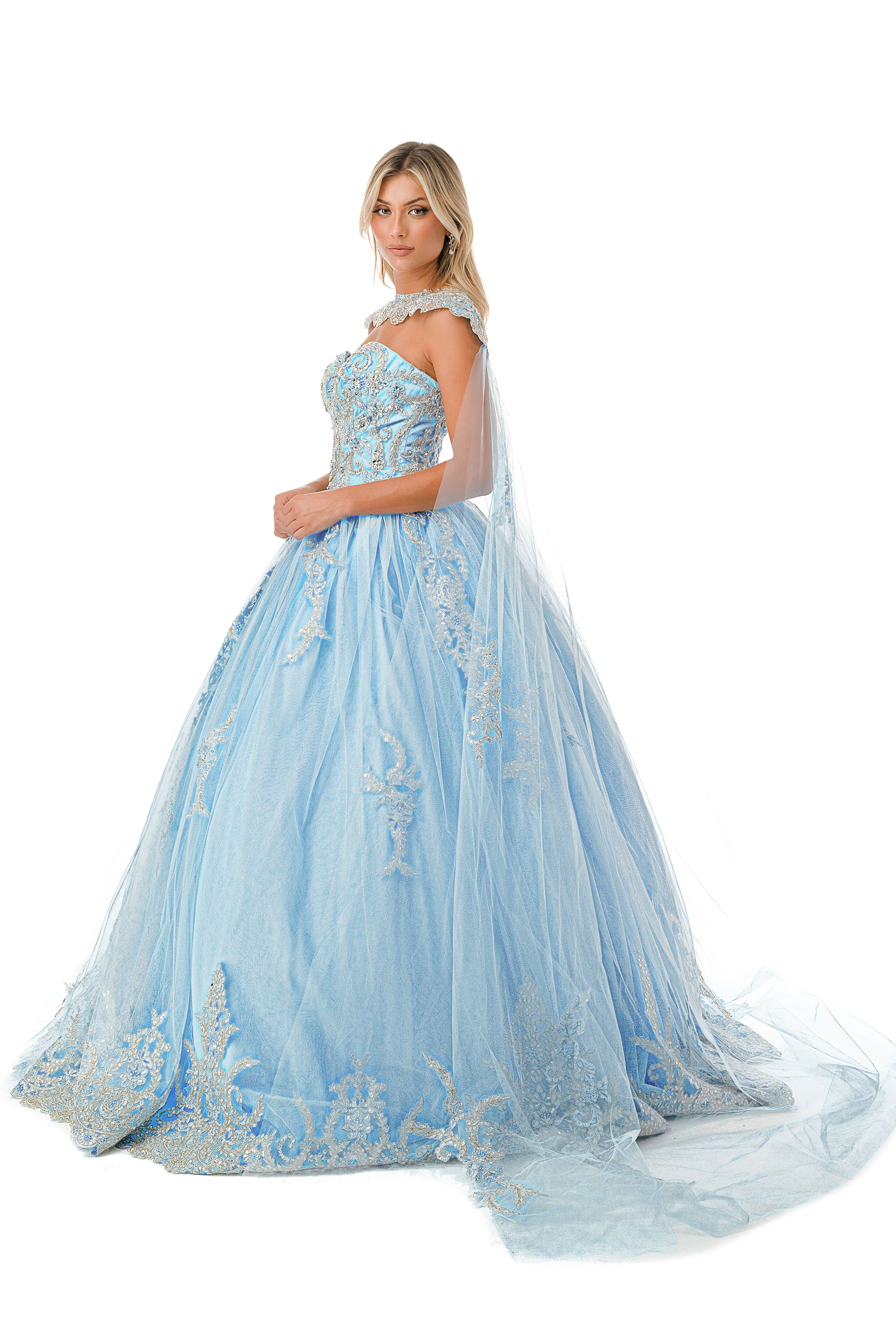 Aspeed Design -L2726 Strapless Quinceanera Ball Gown