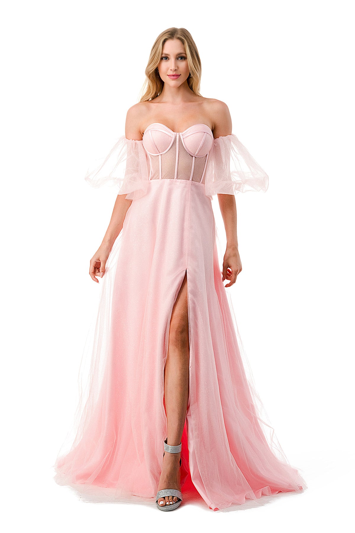 Aspeed Design -L2793B Sweetheart Corset A Line Dress