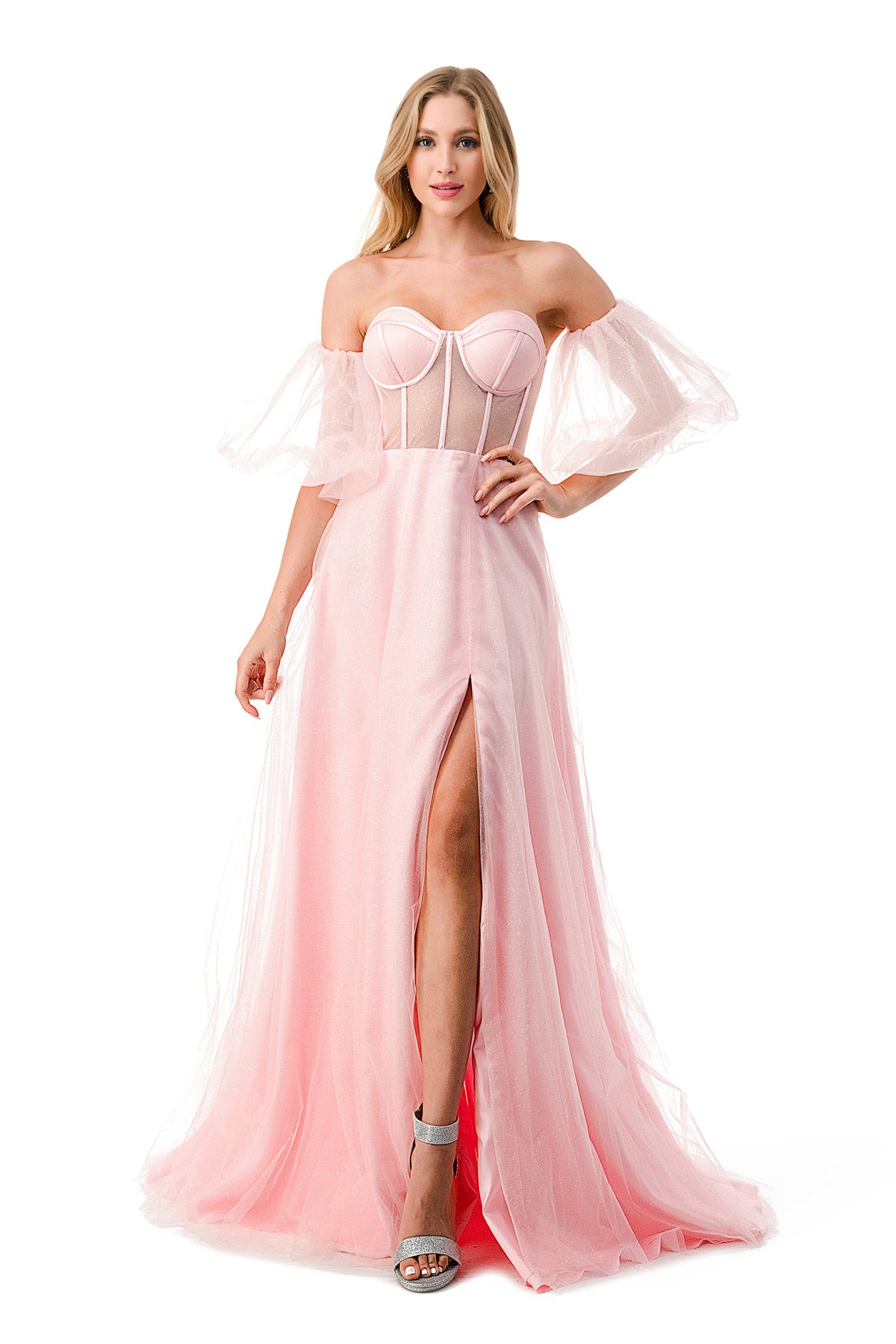 Aspeed Design -L2793B Sweetheart Corset A Line Dress