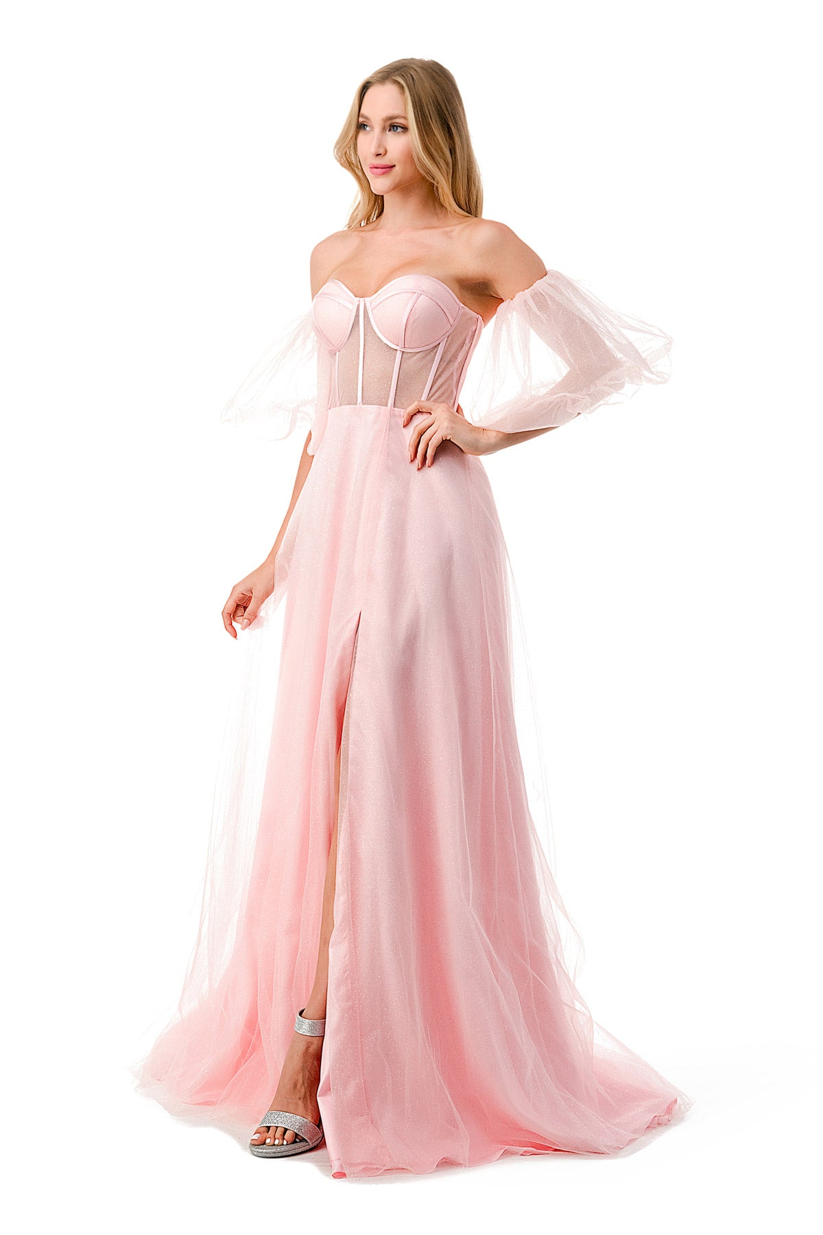 Aspeed Design -L2793B Sweetheart Corset A Line Dress