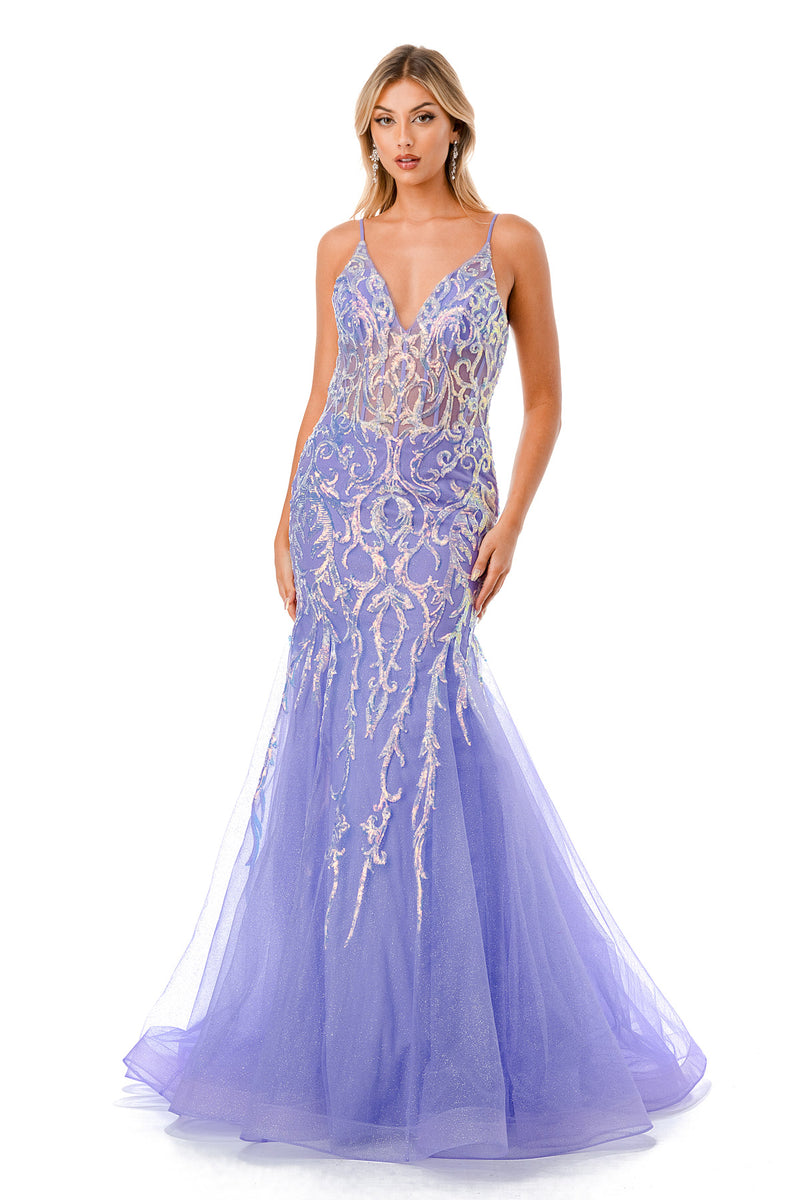 Aspeed Design -L2807M Sequin Mermaid Dress
