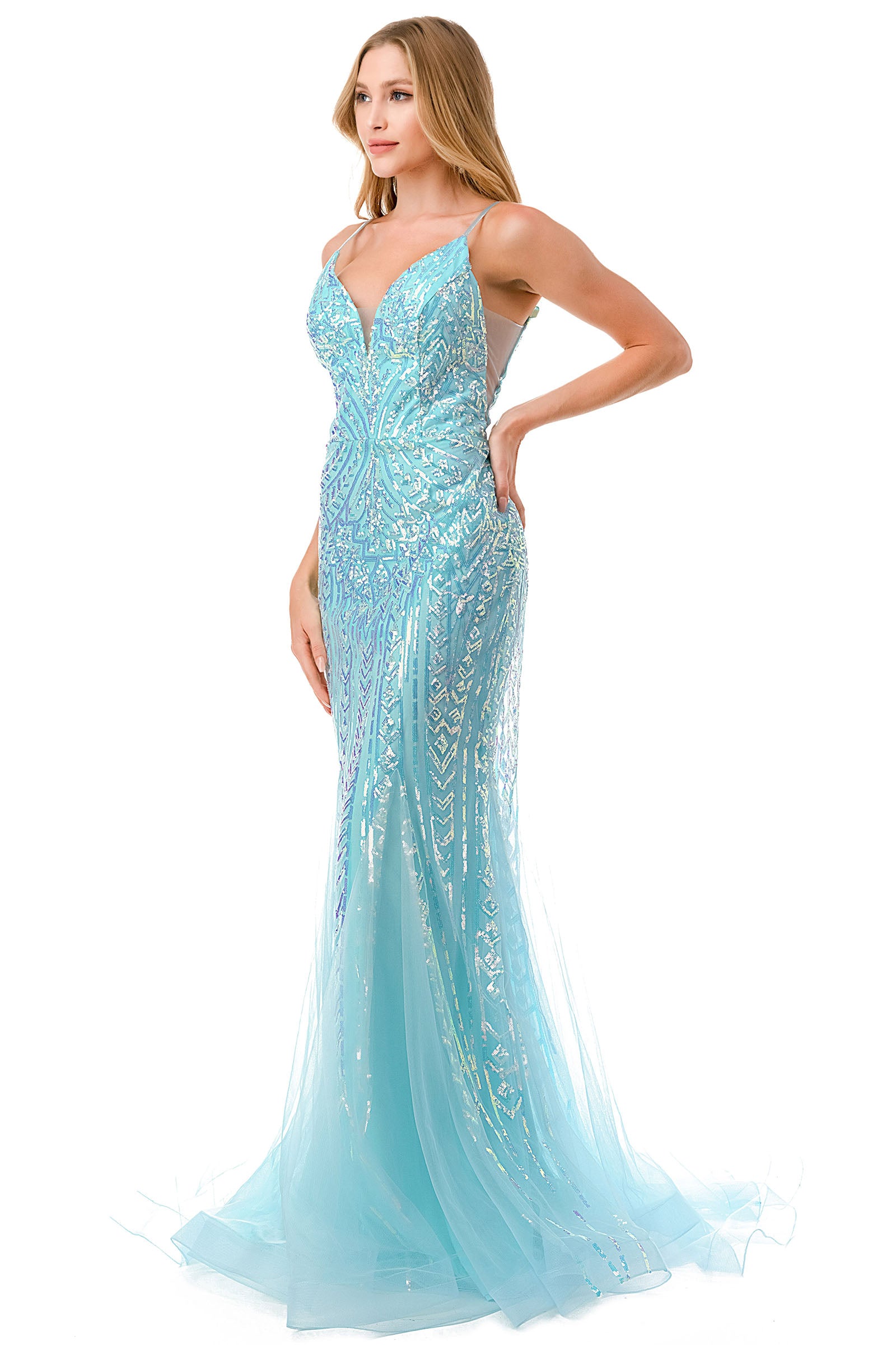 Aspeed Design -L2816J Embellished Mermaid Dress