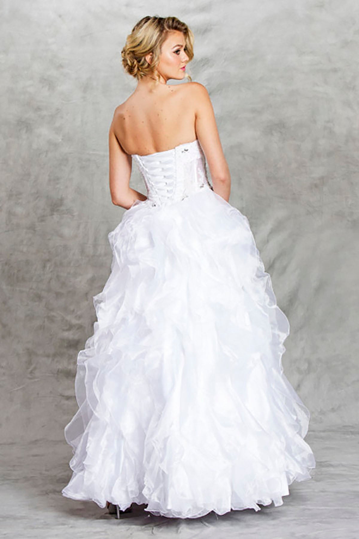 Aspeed Design -LH032 Ruffled Wedding Gown