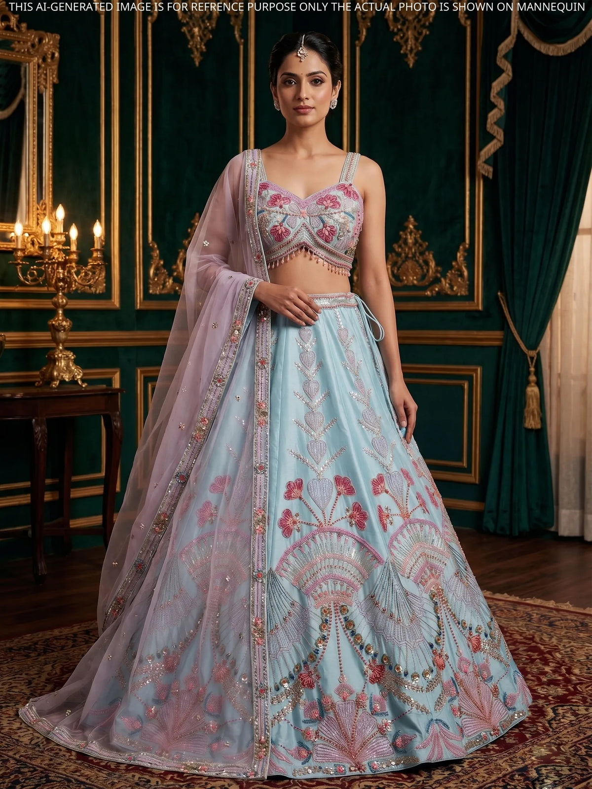 MyFashion KLS-2692 Party Wear Lehenga with Premium Sequin Detailing