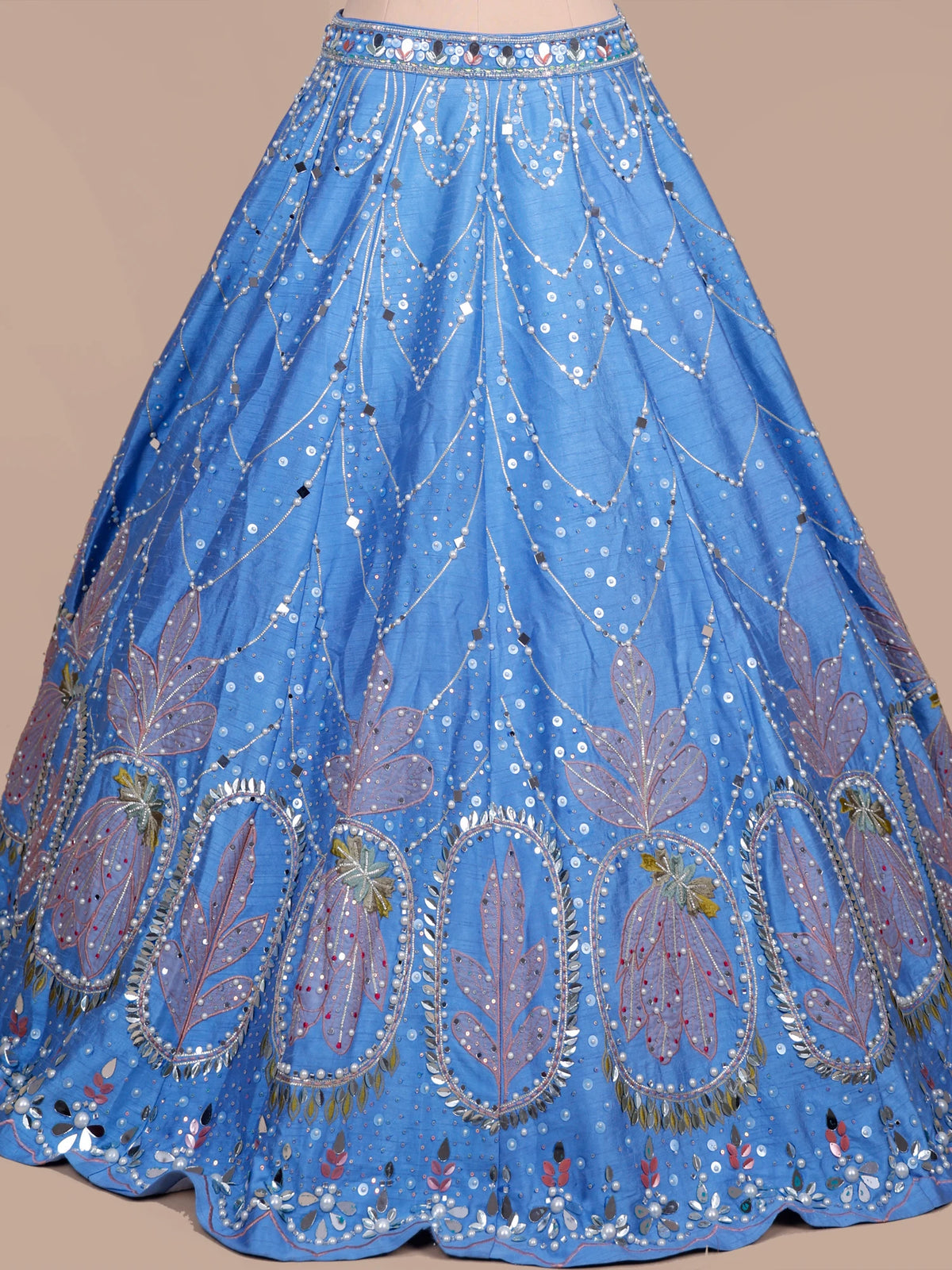 MyFashion KLS-2720 Blue Designer Raw Silk Premium Lehenga Collection