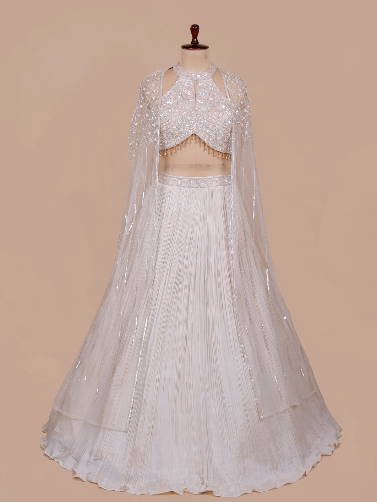 MyFashion -KLS-2851 Modern Off White Wedding Lehenga With Couture Designer Detailing