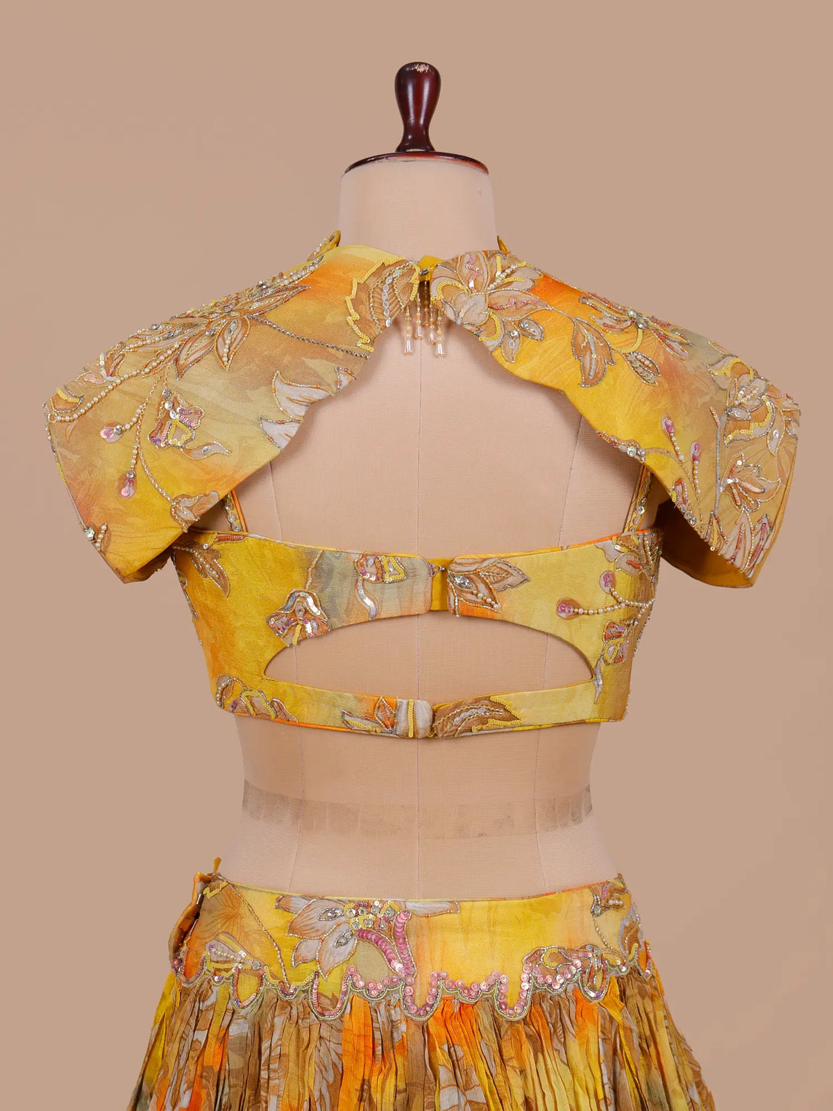 MyFashion KLS-2778 Multi Color Crepe Silk Lehenga With Diamond Work