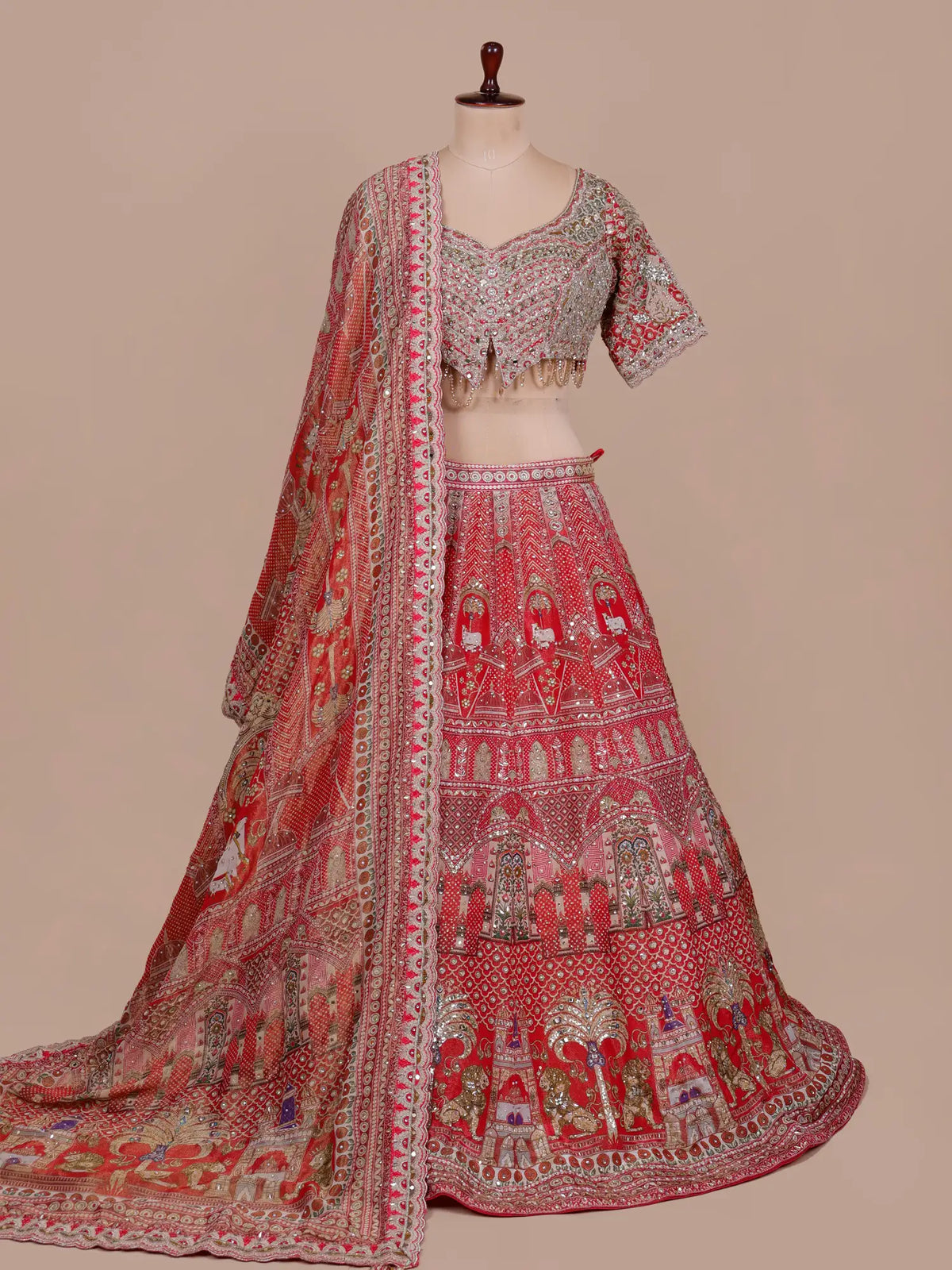 MyFashion -KLS-2827 Silk Lehenga With Premium Designer Work For Wedding Events