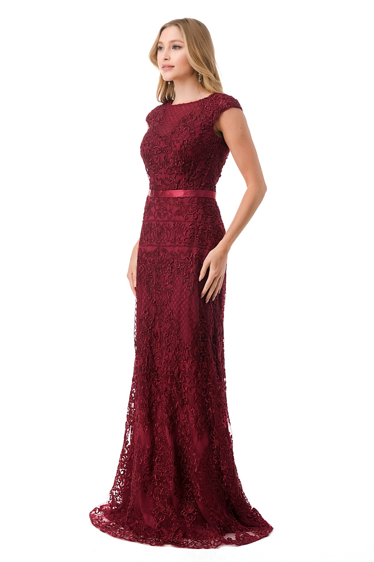 Aspeed Design -M2732 Embroidered  Sheath Dress