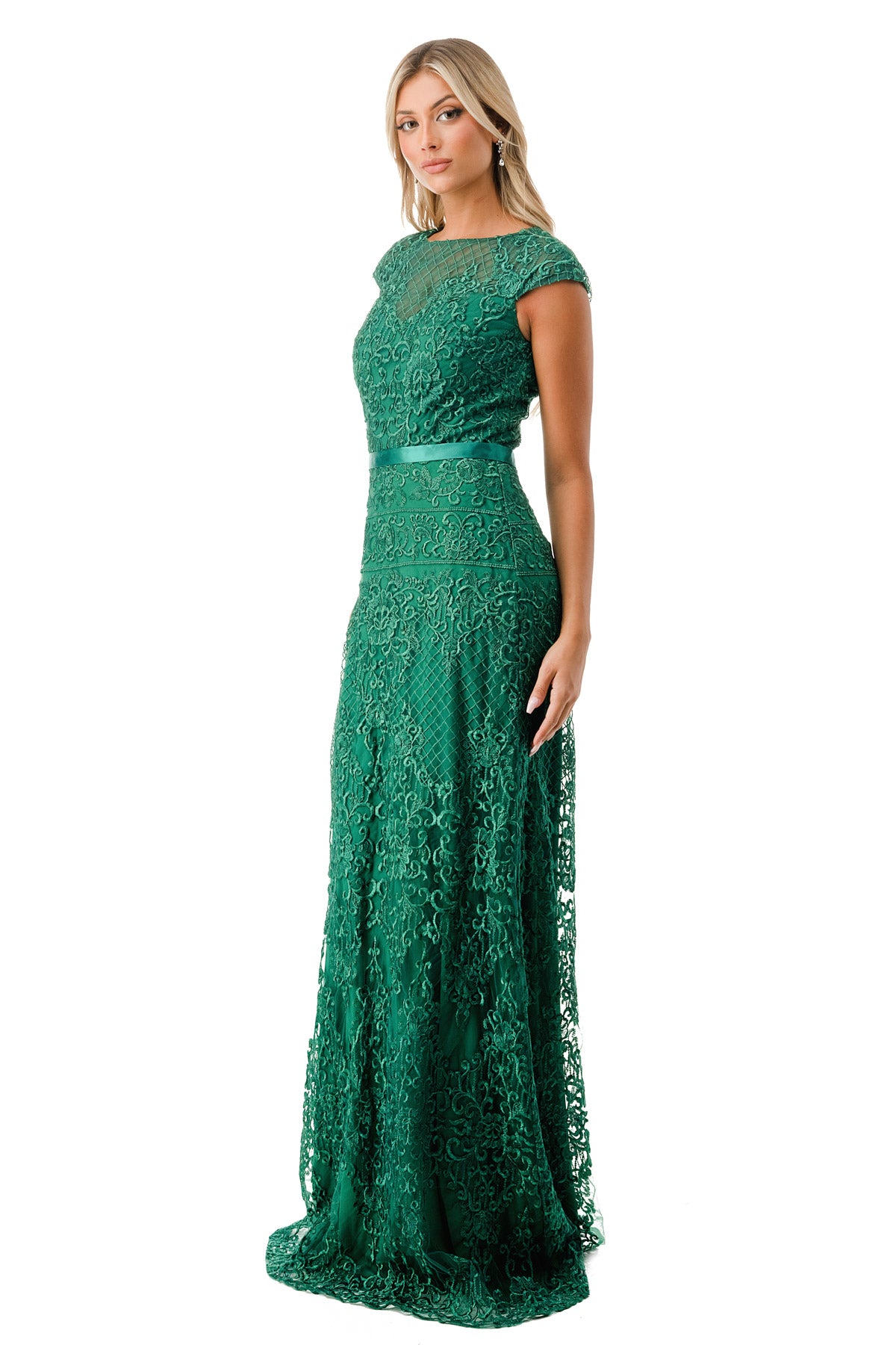 Aspeed Design -M2732 Embroidered  Sheath Dress