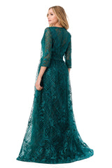 Aspeed Design -M2735F Applique A Line Dress