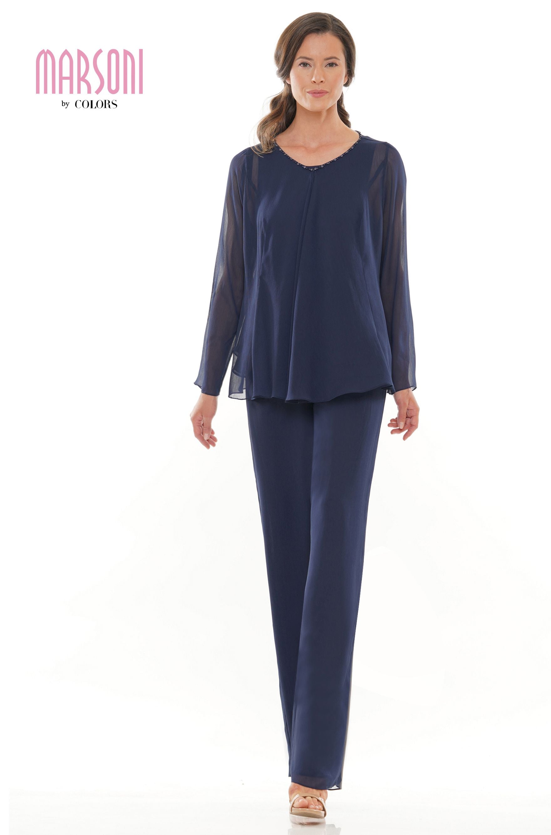 Clearance Sale Marsoni by Colors -M304 Pantsuit With Camisol