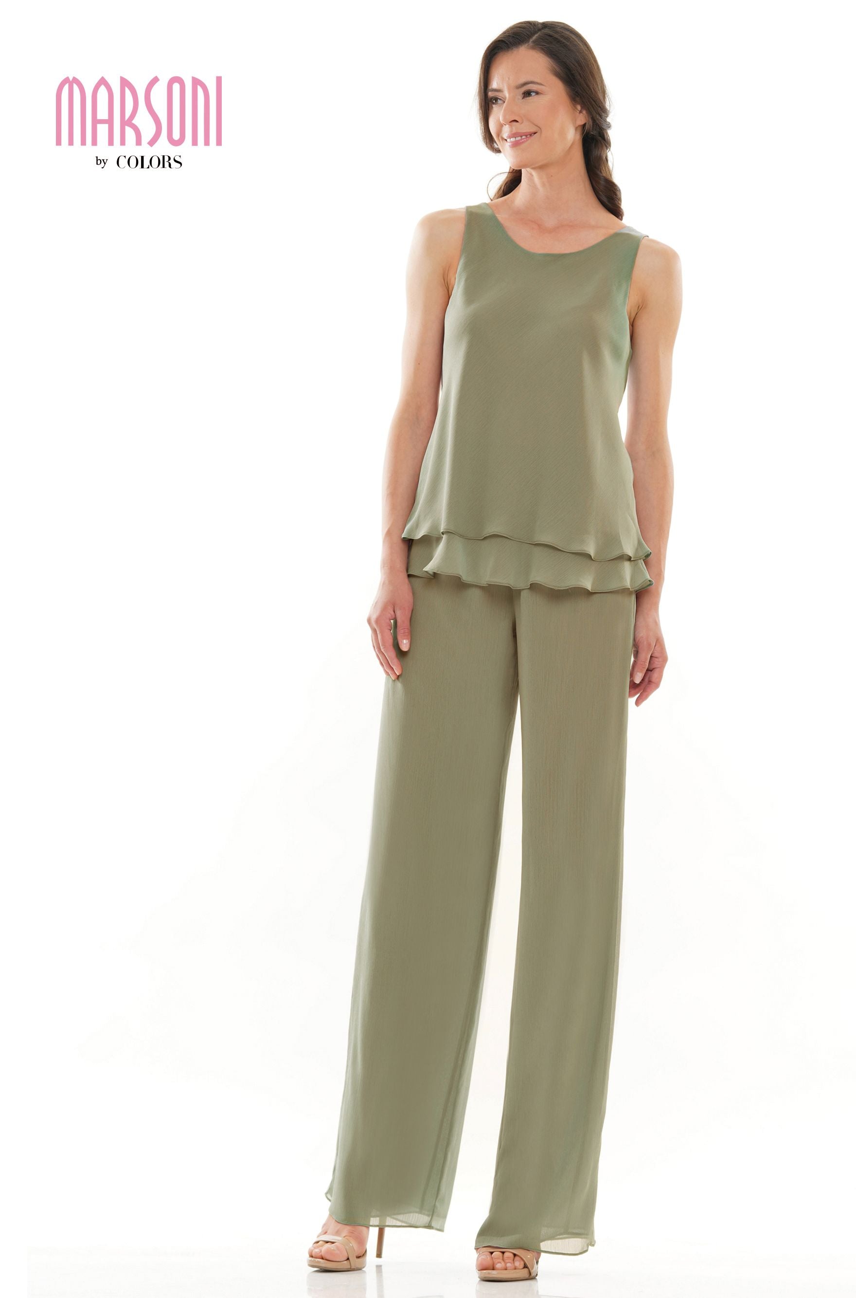 Marsoni by Colors -M304 Pantsuit With Camisol