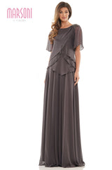 Marsoni by Colors -M322 Chiffon Top And Circular Dress