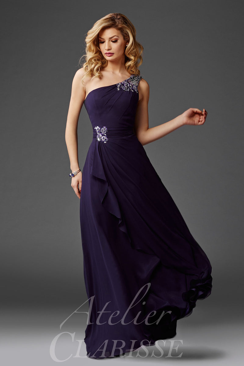Clarisse -M6403 Asymmetrical A-Line Prom Dress