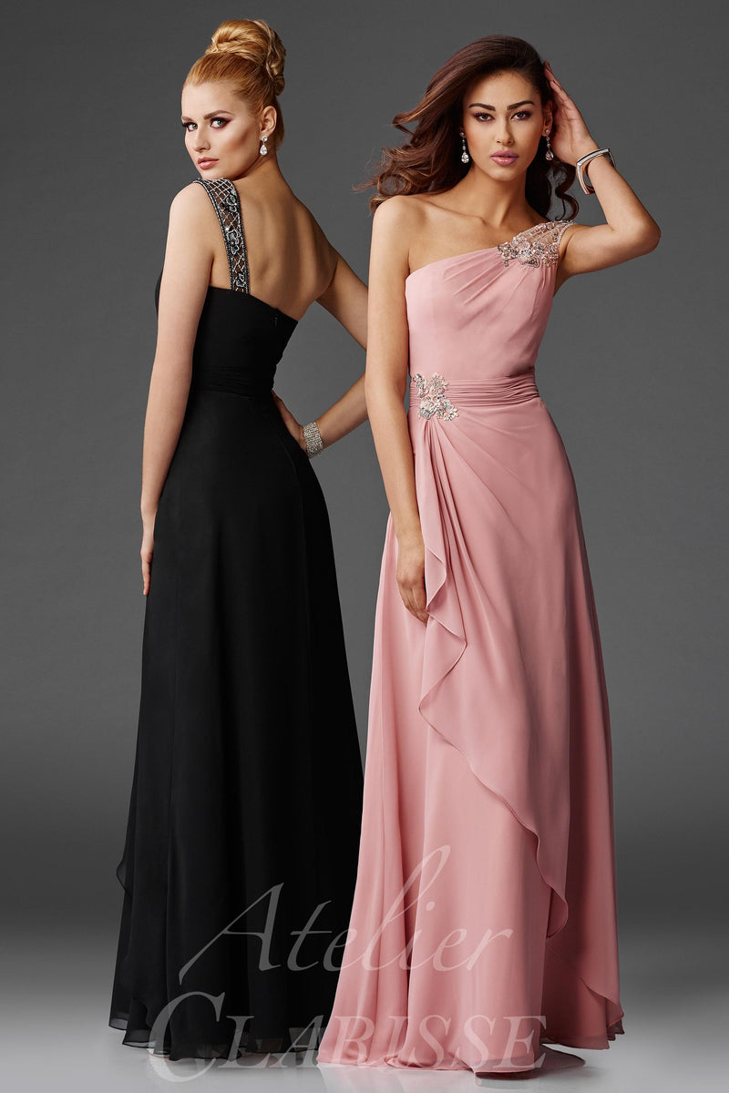 Clarisse -M6403 Asymmetrical A-Line Prom Dress