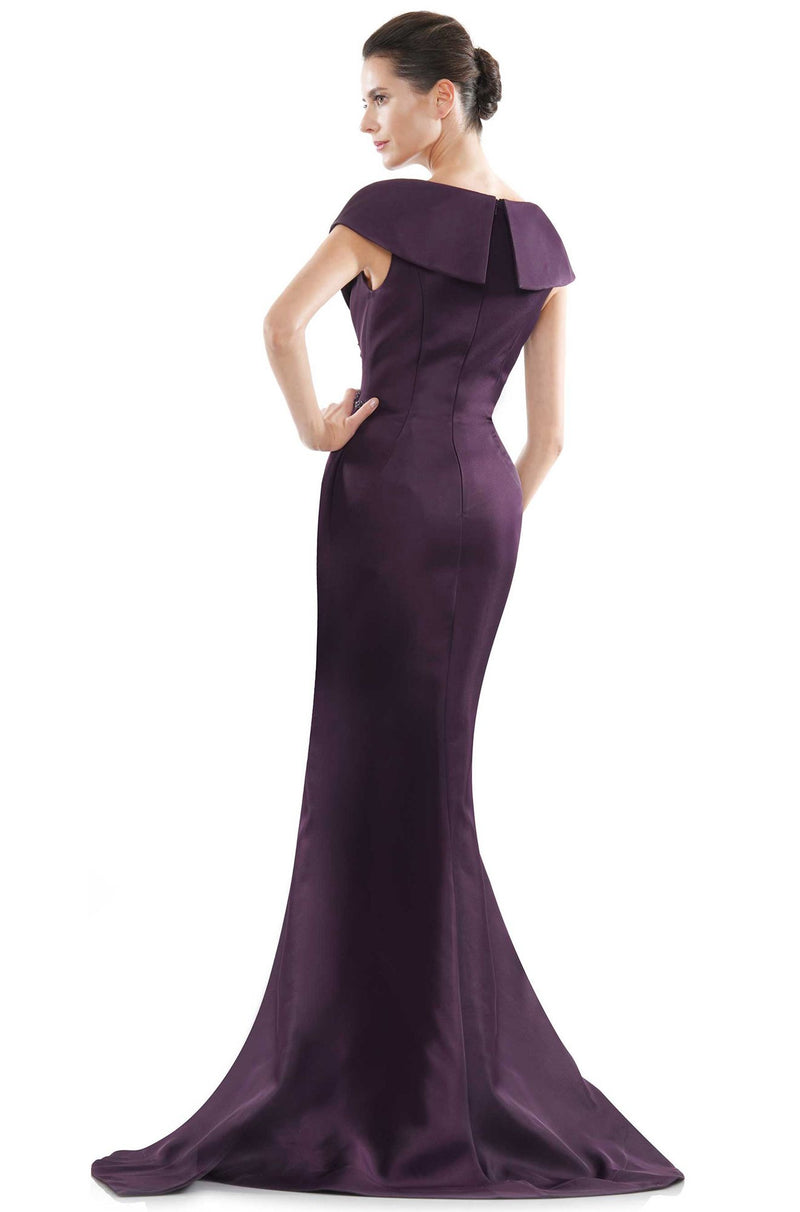 Marsoni by Colors -MV1086 Trumpet Dress With Wrapped Bodice