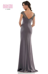 Marsoni by Colors -MV1133 Sheath Dress With V Neck