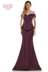 Marsoni by Colors -MV1141 Mermaid Dress With Beaded Applique