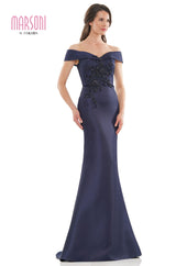Marsoni by Colors -MV1142 Mermaid Dress With Off Shoulder