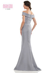 Marsoni by Colors -MV1142 Mermaid Dress With Off Shoulder