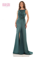 Marsoni by Colors -MV1186 Sheath Dress With High Slit